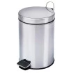Lixeira aço inox de 12 litros Pedal Com Cesto Removível