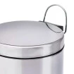 Lixeira aço inox de 12 litros Pedal Com Cesto Removível