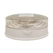 Saboneteira de plástico oval colors com tampa 13x9,5cm 