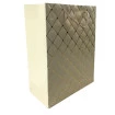 Sacola Pap Para Presente 26X32X12Cm Texturizada Prata Yangzi